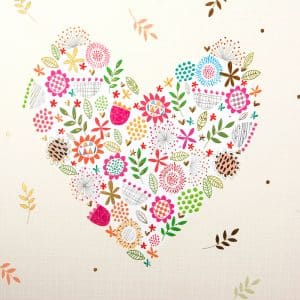 Trouwalbum Flowers in the Heart Goldbuch 08182 C