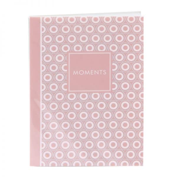 Insteekalbum Moments - 32 foto's 10x15 cm - Roze