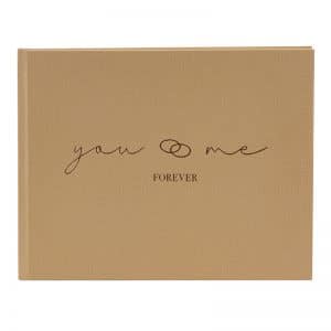 Gastenboek You and Me FOREVER | 25×20 cm goldbuch_77765