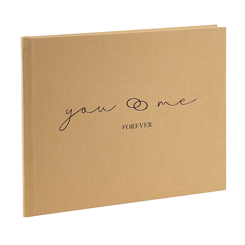 Gastenboek You and Me FOREVER | 25×20 cm goldbuch_77765_A