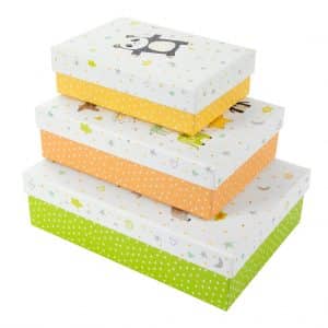 Kartonnen dozenset Dieren Piramide | 3 stuks - Afbeelding 4