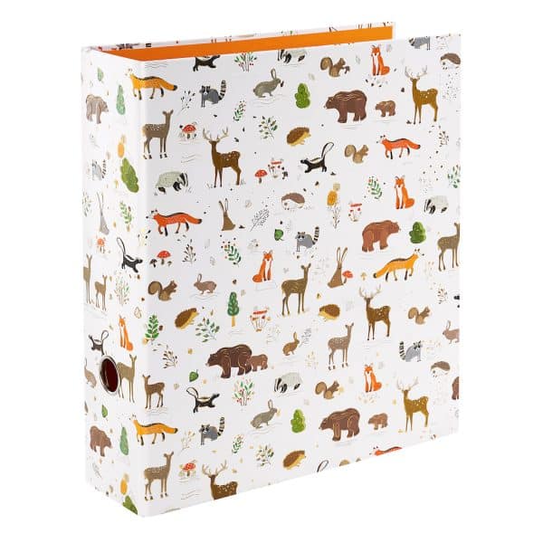 A4 ordner Woodland Charm - Wit - 2 ringen