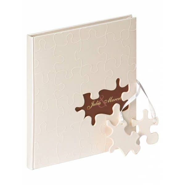 gb-173 Walther design gastenboek puzzle voorkant kaft