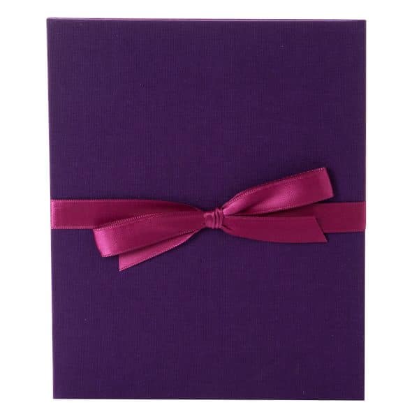Leporello Bella Vista - Donker Aubergine