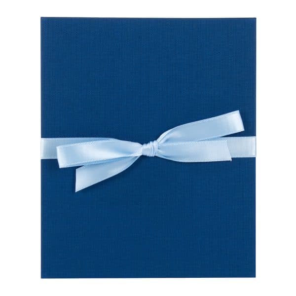 Leporello Linum - Blauw