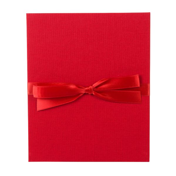 Leporello Linum - Rood