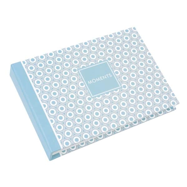 Insteekalbum Moments - Blauw als fotoboekje voor 40 foto's 10x15 cm