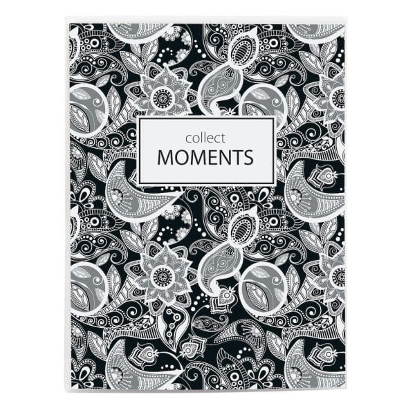 Insteekalbum New Paisley - 32 foto's 10x15 cm - Zwart