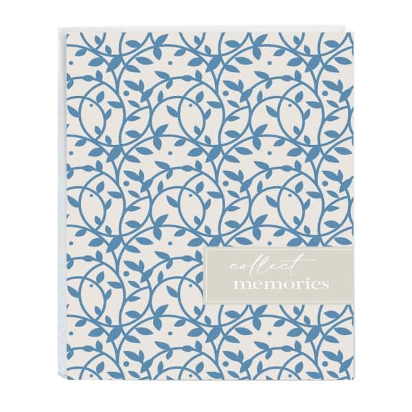 Insteekalbum Florentine - 32 foto's 13x18 cm - Blauw