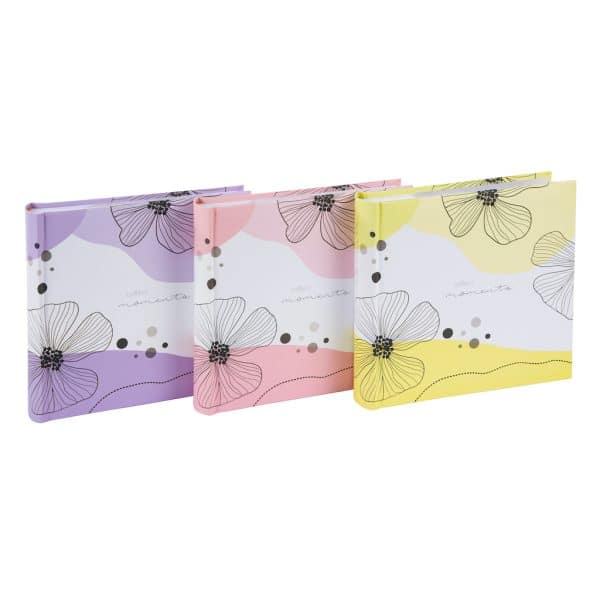 Voordeelset 3 Insteekalbums Facile - Roze / Geel / Paars - 10x15 cm