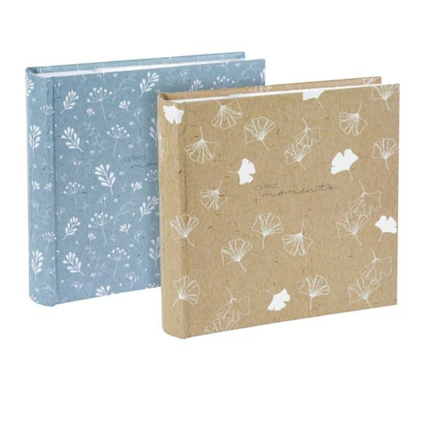Voordeelset 2 Insteekalbums Kraft - Bruin / Blauw-Grijs - 200 foto's 10x15 cm