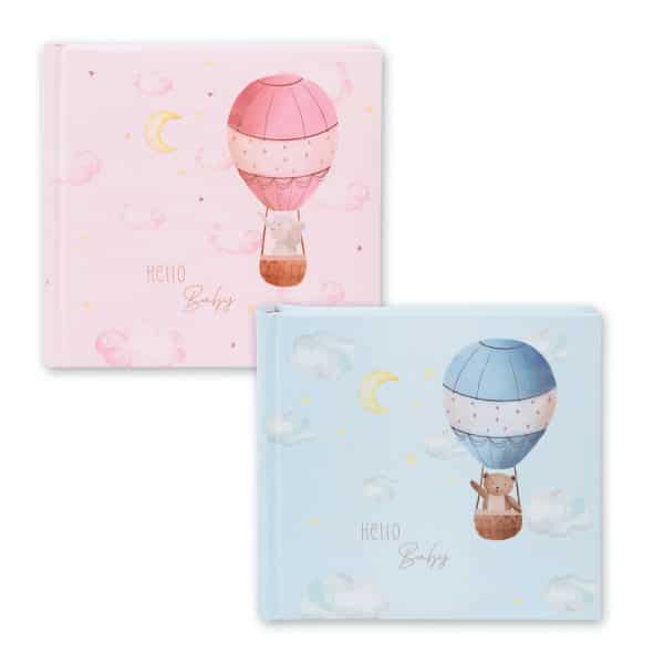 Voordeelset 2 Insteekalbums Balloon Journey - Roze / Blauw - 200 foto's 10x15 cm