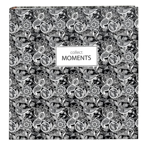 Fotoalbum New Paisley - Zwart - 30x31 cm