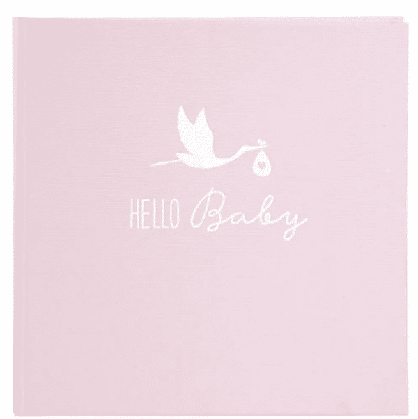 Fotoalbum Hello Baby - 25x25 cm - Roze