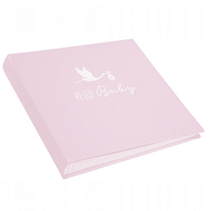 Fotoalbum Hello Baby - 25x25 cm - Roze - Afbeelding 3
