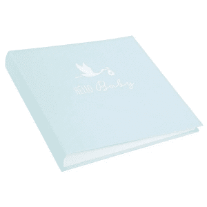 Fotoalbum Hello Baby - 25x25 cm - Blauw - Afbeelding 3