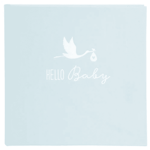 Fotoalbum Hello Baby - 25x25 cm - Blauw