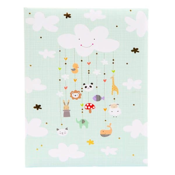 Babydagboek Mobile Boy - Nederlands - 21x28 cm - Mint