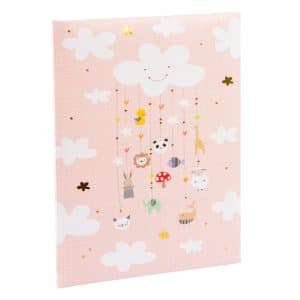 Babydagboek Mobile Girl - Nederlands - 21x28 cm - Roze - Afbeelding 3