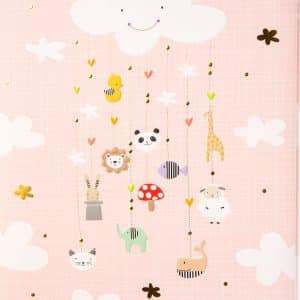 Babydagboek Mobile Girl - Nederlands - 21x28 cm - Roze - Afbeelding 4