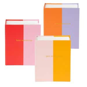 Insteekalbum Coloration - Rood/Roze/Oranje/Paars - 100 foto's 10x15 cm - SET AANBIEDING 3 STUKS