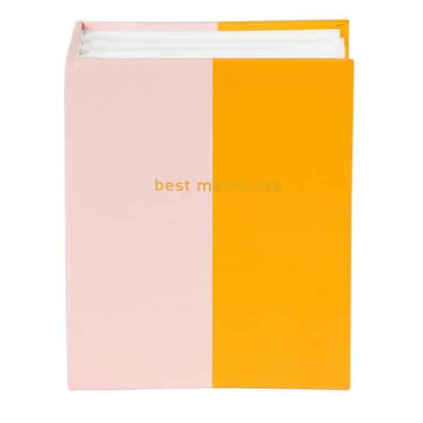 Insteekalbum Coloration - Roze/Oranje - 100 foto's 10x15 cm