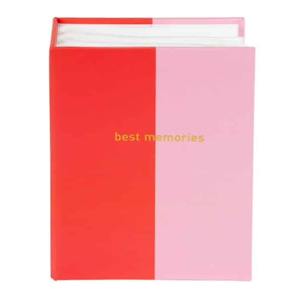 Insteekalbum Coloration - Rood/Roze - 100 foto's 10x15 cm