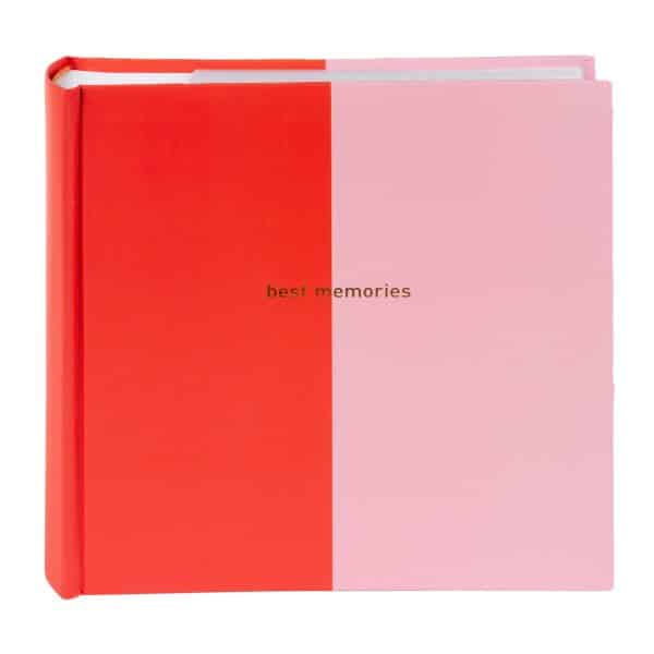 Insteekalbum Coloration - Rood/Roze - 200 foto's 10x15 cm