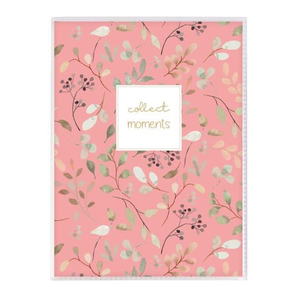 Insteekalbum Floral Whisper - 32 foto's 10x15 cm - Roze