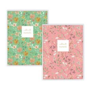 Insteekalbum Floral Whisper - 32 foto's 10x15 cm - SET AANBIEDING - 2 stuks