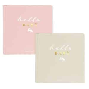 Voordeelset 2 Insteekalbums Hello Baby - Beide / Roze - 10x15 cm