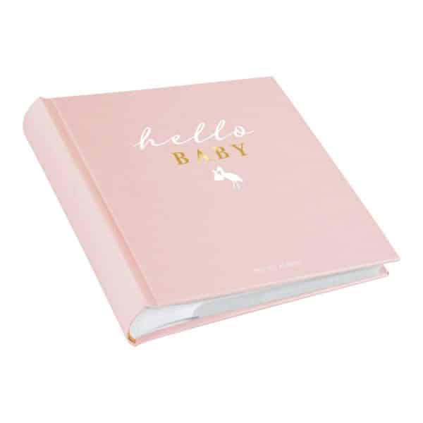 Insteekalbum Hello Baby - Licht Roze - 200 foto's 10x15 cm