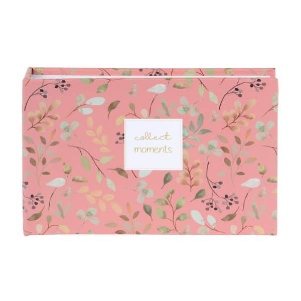 Insteekalbum Floral Whisper - 40 foto's 10x15 cm - Roze