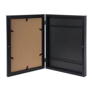 Kunst fotolijst A4 – Zwart - Hout met magnetische sluiting - Afbeelding 6