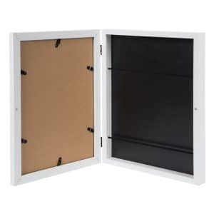 Kunst fotolijst A4 – Wit - Hout met magnetische sluiting - Afbeelding 4