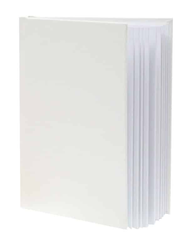 Plakalbum Wit met Kunstlederen Kaft - 20 Pagina’s