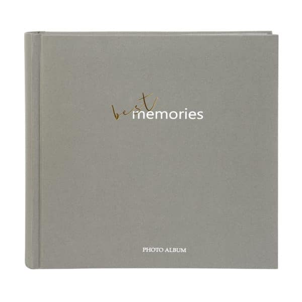 Insteekalbum Best Memories - 200 foto's 10x15 cm - Grijs