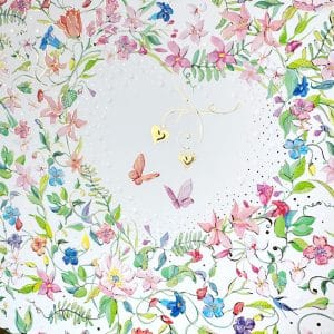Gastenboek Charming Heart - 24x22 cm - 100 pagina's - Afbeelding 3
