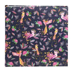 Insteekalbum Tropical Birds - 200 foto's 10x15 cm - Blauw