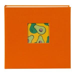 Fotoalbum Bella Vista - Zon oranje/Wit - 25x25 cm