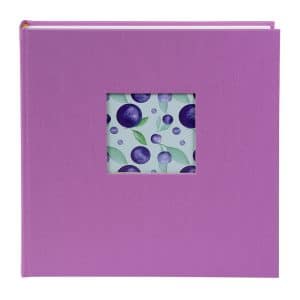 Fotoalbum Bella Vista - Lavendel/Wit - 30x31 cm - 60 pagina's
