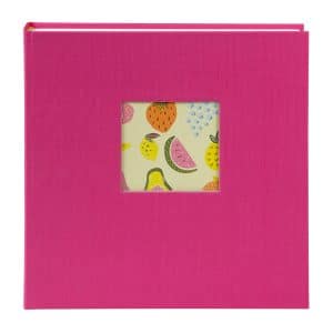 Fotoalbum Bella Vista - Fuchsia/Wit - 30x31 cm - 60 pagina's