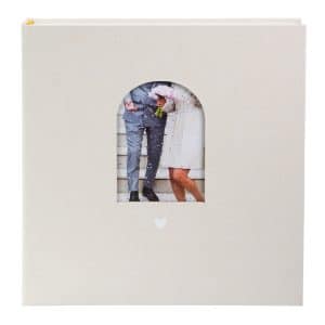 Trouwalbum Hartenmoment - Beige - 30x31 cm