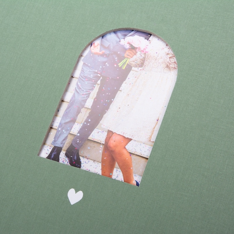 Trouwalbum Hartenmoment - Artisjok - 30x31 cm - Afbeelding 3