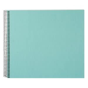 Spiraalalbum Bella Vista - Aqua - 35x30 cm