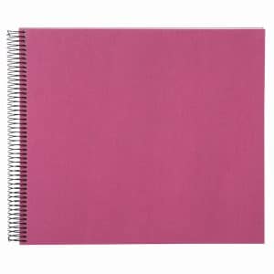 Spiraalalbum Bella Vista - Fuchsia - 35x30 cm