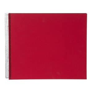 Spiraalalbum Bella Vista - Rood - 35x30 cm