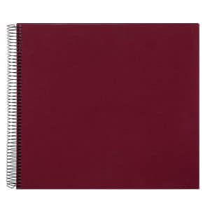 Spiraalalbum Bella Vista - Bordeaux - 35x30 cm