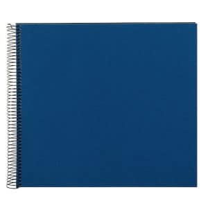 Spiraalalbum Bella Vista - Donkerblauw - 35x30 cm