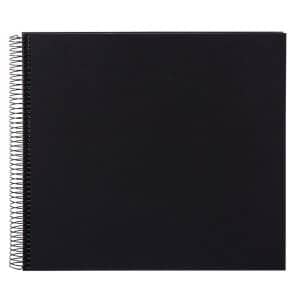 Spiraalalbum Bella Vista - Zwart - 35x30 cm